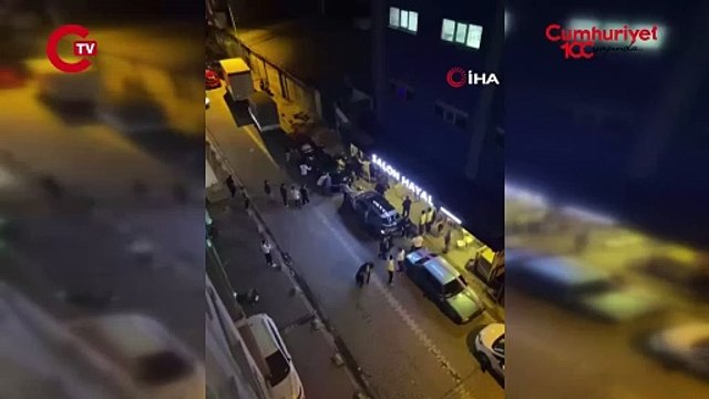 Esenyurt'ta düğünde kavga çıktı, sandalyeler havada uçuştu
