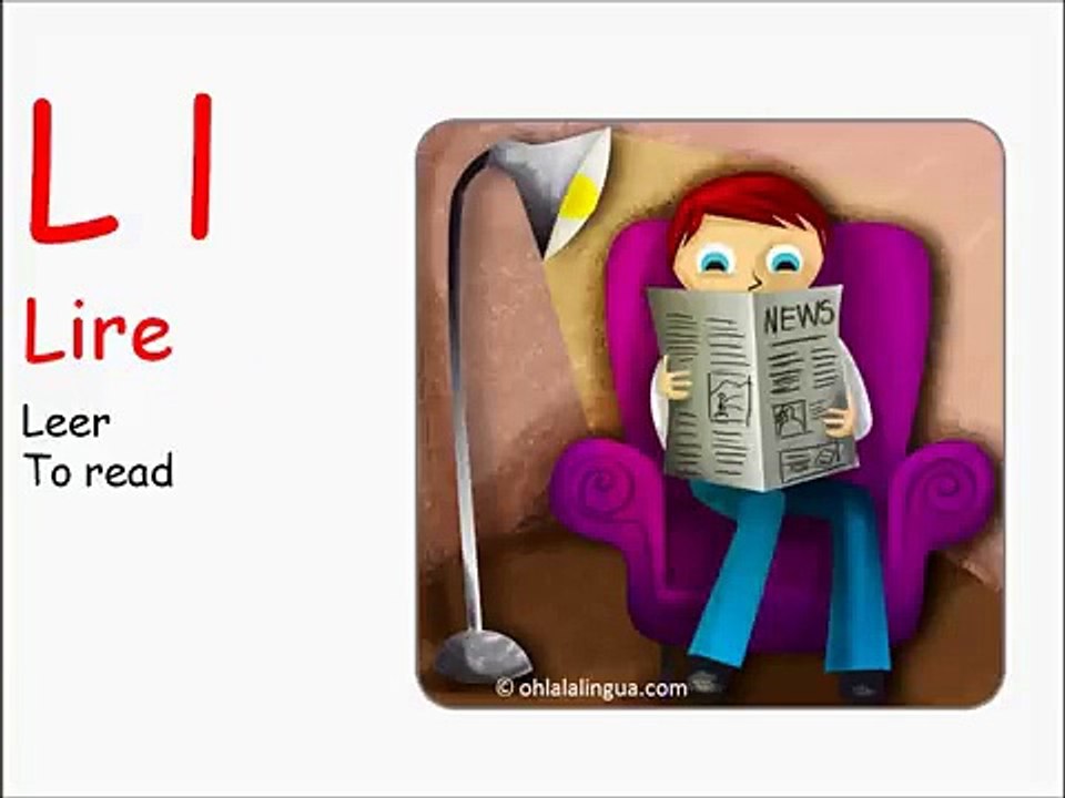 Learn French. Pronunciation _ French alphabet (l'alphabet français)