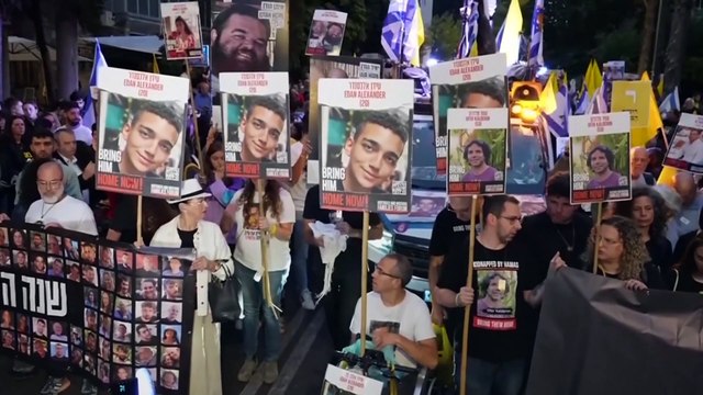 اسرائیل در سالگرد حمله حماس مراسم یادبود برگزار کرد؛ اشک‌ خانواده گروگان‌ها در دیدار با رئیس جمهور