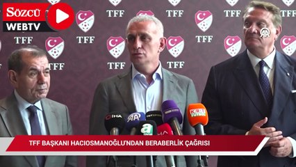 Dört büyüklerden TFF'ye çıkarma: İbrahim Hacıosmanoğlu'ndan açıklama