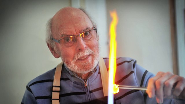 Myke Beckhurst is retiring from the Glass Studio on Eastbourne pier in East Sussex