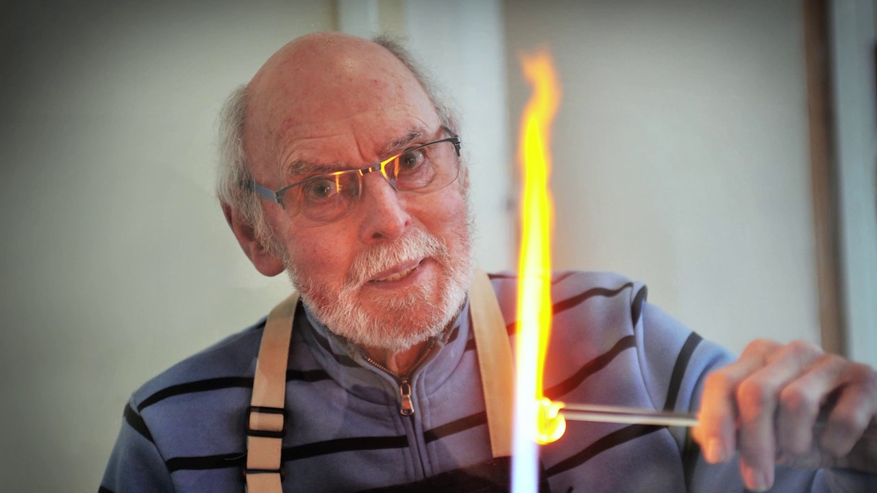 Myke Beckhurst is retiring from the Glass Studio on Eastbourne pier in East Sussex