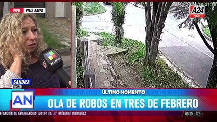 Ola de robo en Tres de Febrero: los mismos ladrones vuelven a atacar