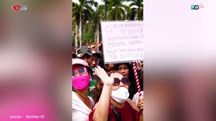 Momen Keseruan HUT TNI ke 79 di Monas