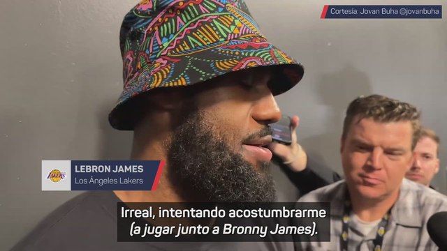 LeBron y su hijo Bronny hacen historia: Nunca lo olvidaré