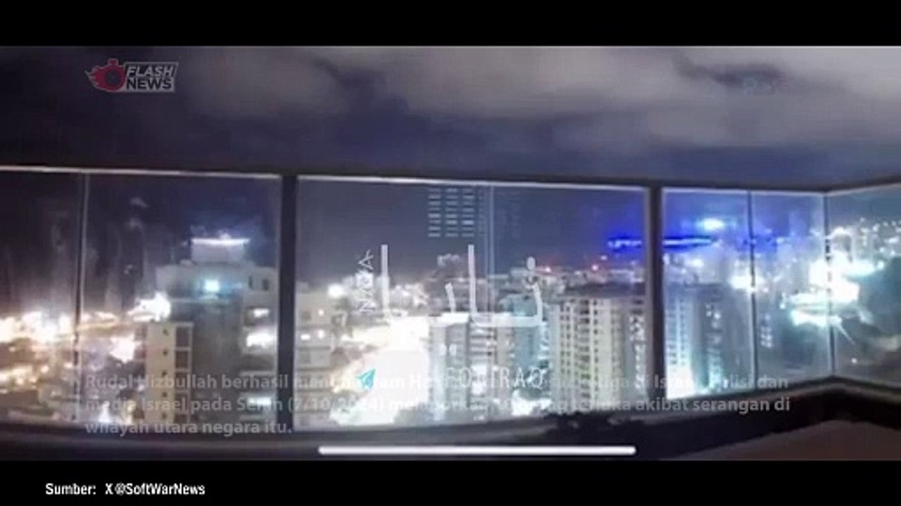 Rudal Fadi 1 Milik Hizbullah Hantam Kota Haifa, Israel