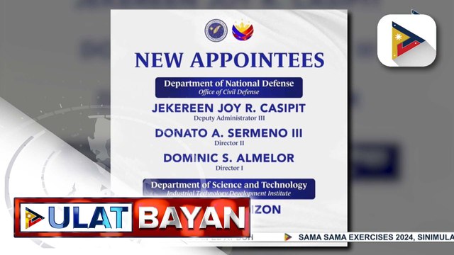 Pangalan ng mga bagong talagang kawani ng pamahalaan, inilabas na ng PCO