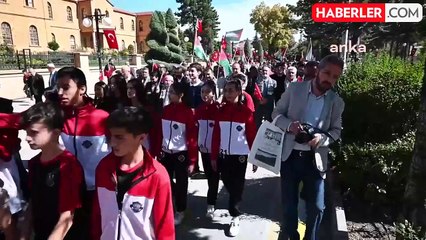 Yozgat'ta Filistin'e Destek Yürüyüşü Düzenlendi