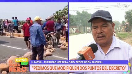 SCZ RATIFICAN BLOQUEO DESDE EL MARTES POR PAUSA AMBIENTAL