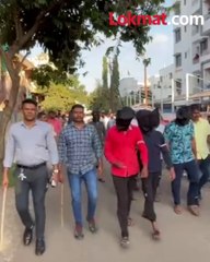 पोलिसांचा दणका परिसरात हल्लेखोरांची पोलिसांकडून धिंड, नाशिकच्या सातपूर पोलिसांची अशी