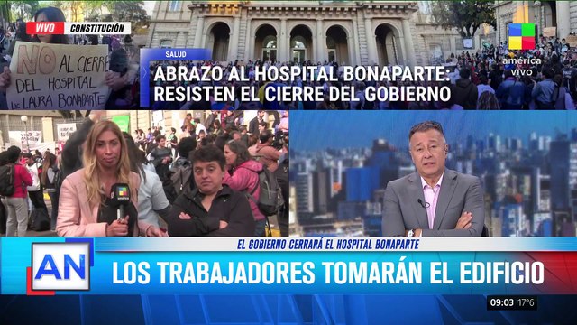 Constitución: trabajadores se resisten al cierre del hospital Bonaparte