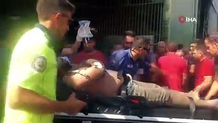 Boya atölyesinde patlama: Yaralılar var