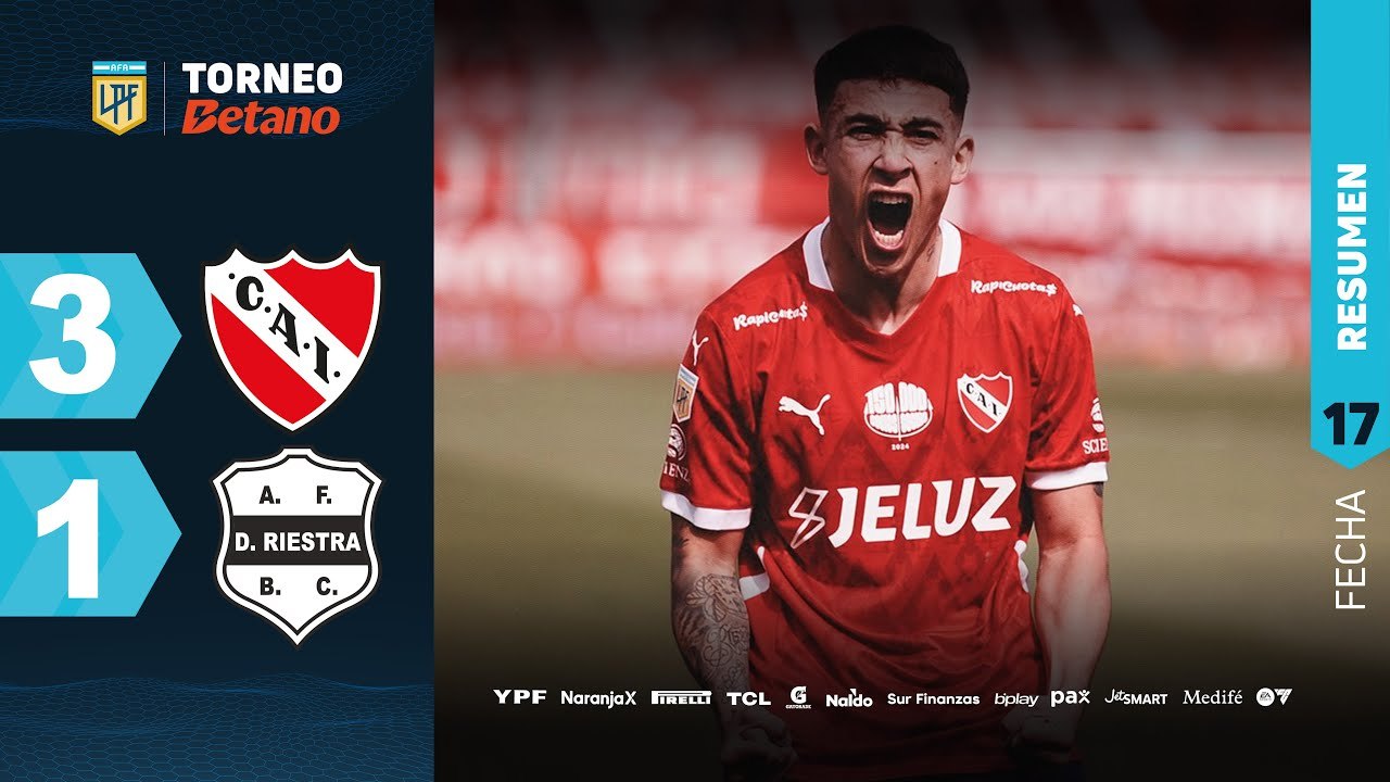 Independiente vs Riestra (3-1) | LPF 2024 | Fecha 17