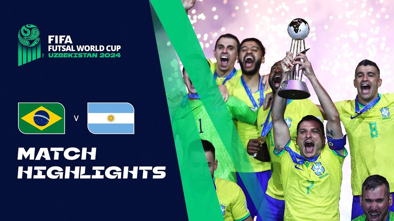 Brasil vs Argentina (2-1) | Mundial Futsal FIFA Uzbekistan 2024 | Final