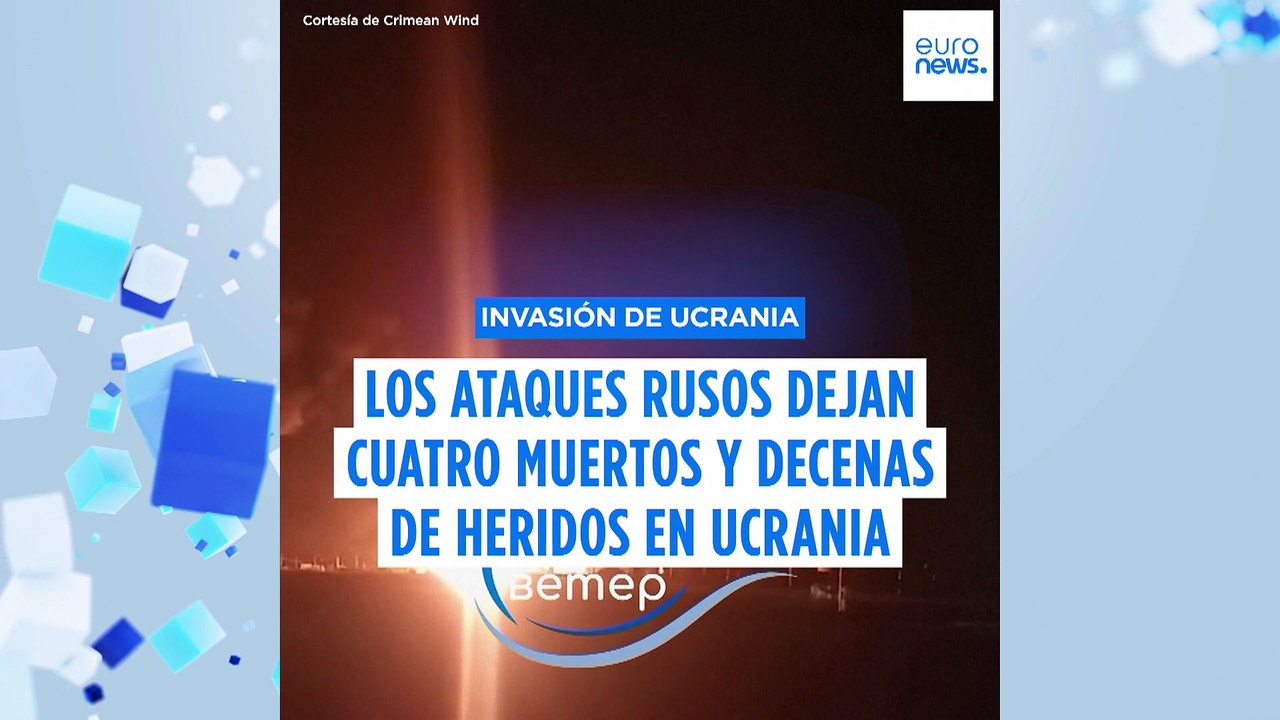 Rusia ataca decenas de regiones ucranianas, mientras Kiev ataca el depósito de petróleo de Crimea