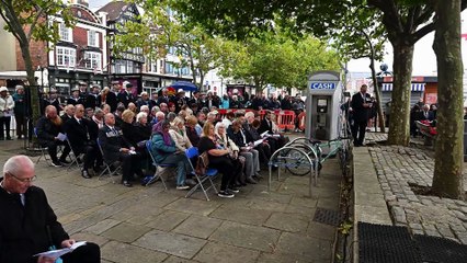 Royal Navy memorial for HMS Royal Oak dedicated in Portsmouth