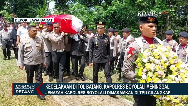 Suasana Duka Selimuti Pemakaman Kapolres Boyolali, Ratusan Pelayat Beri Penghormatan Terakhir