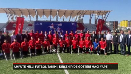 Ampute Milli Takımı, Amatör Spor Açılışı Haftası'nda gösteri maçı yaptı