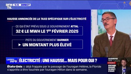 Le gouvernement envisage d'augmenter le montant de la taxe spécifique sur l'électricité