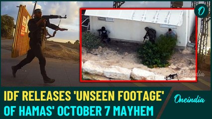 VIDEO| IDF Releases First Ever Visuals of Hamas Invasion in Israel, People Seen Running for Life
