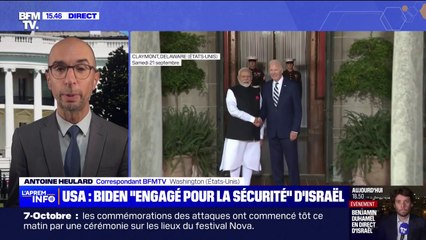 7-Octobre: dans un communiqué, Joe Biden se dit "totalement engagé pour la sécurité d'Israël" et évoque "une journée noire pour les Palestiniens"