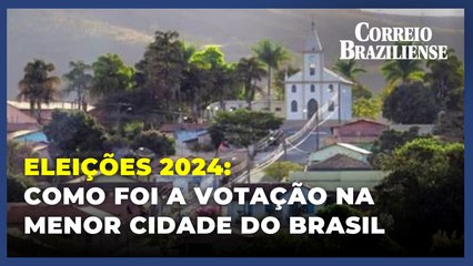 Como foi a votação na menor cidade do Brasil