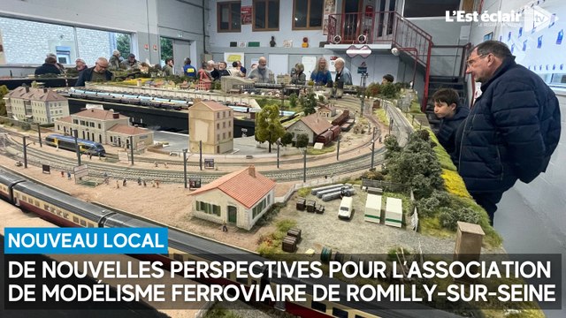 L'association de modélisme ferroviaire de Romilly-sur-Seine a un nouveau local