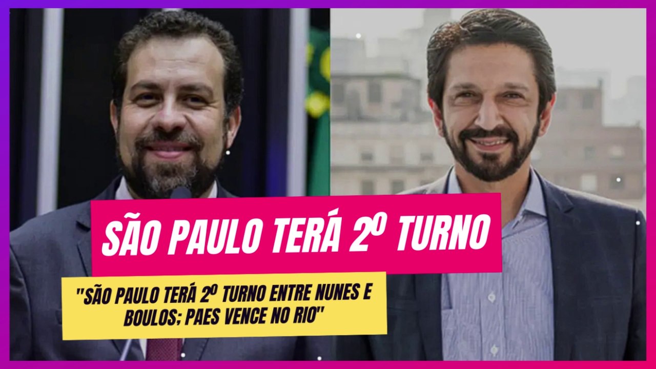 Nunes x Boulos: A Grande Batalha pela Prefeitura de São Paulo! Quem Vai Levar?
