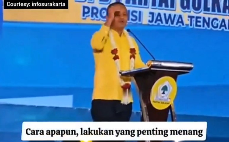 Viral! Pernyataan Ketum Golkar Minta Kader Halalkan Segala Cara untuk Menangkan Kontestasi
