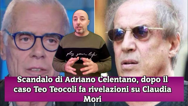 Scandalo di Adriano Celentano, dopo il caso Teo Teocoli fa rivelazioni su Claudia Mori