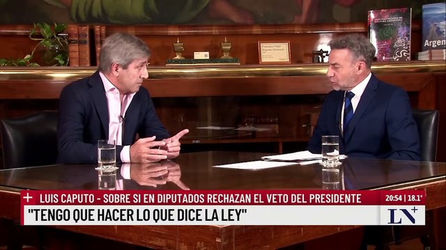 Caputo confirmó que el gobierno judicializará el rechazo al veto del financiamiento universitario: Les hemos dado todo