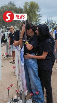 Israel's defence minister Gallant joins mourners at Oct 7 Nova festival massacre memorial