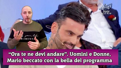 UeD, Mario pizzicato con la bella del programma