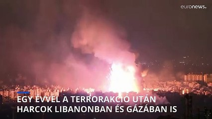 Izraeli csapások Gázában és Libanonban is