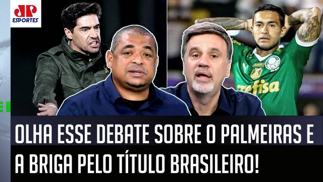 É SÉRIO! EU NÃO ACHO, NÃO! Cara, o Palmeiras pra mim... OLHA esse DEBATE sobre a BRIGA pelo TÍTULO