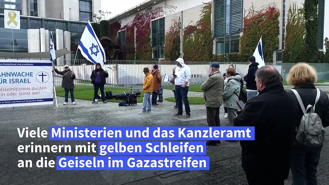 Gelbe Schleifen: Deutsche Politik zeigt sich mit Geiseln solidarisch