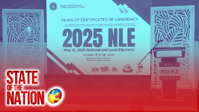 Ilang dati at kasalukuyang miyembro ng Gabinete at Kongreso, kabilang sa mga naghain ng coc sa pagka-senador | SONA