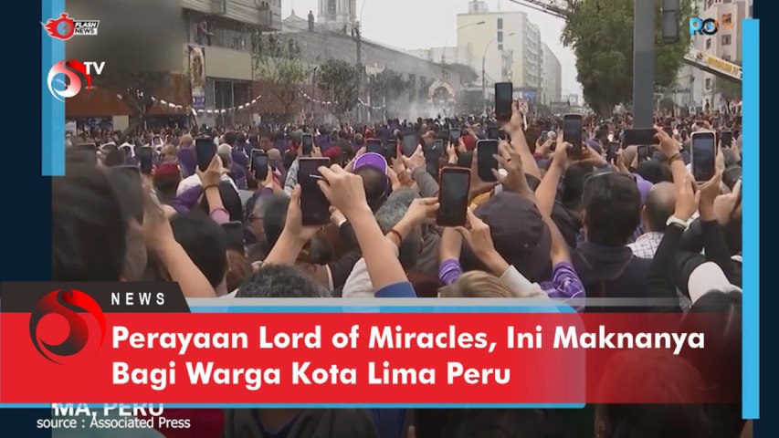 Lord of Miracles, Ini Makna Ritual Keagamaan yang Dirayakan Warga Kota Lima Peru Setiap Bulan Oktober