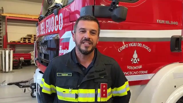 Sergio Dalledonne, comandante dei vigili del fuoco di Roncegno: ?Quella sera di Vaia, sommersi dalle richieste di aiuto?