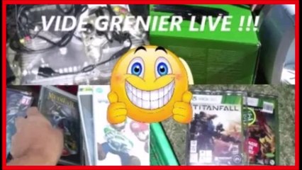 VIDE GRENIER LIVE #3 !!! [ UNE NOUVELLE CONSOLE POUR LA COLLECTION ET DE BON JEUX A PETITS PRIX ]