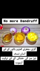 Hair fall and Dandruff Home remedy 100%