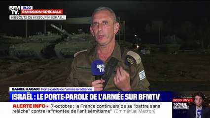 Daniel Hagari (porte-parole de l'armée israélienne): "Nous luttons pour notre existence"