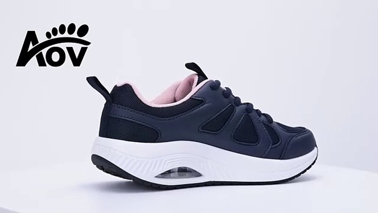 AOV Women Arch Support Walking Shoes Orthotic Sneakers for Plantar