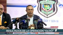 Detallan resultados de operaciones Olivo y Obra Gris