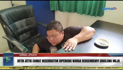 Bawa APK Calon Bupati, Camat Negerikaton Pesawaran Ngumpet Dibawah Meja