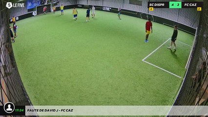 Faute de David J - FC CAZ