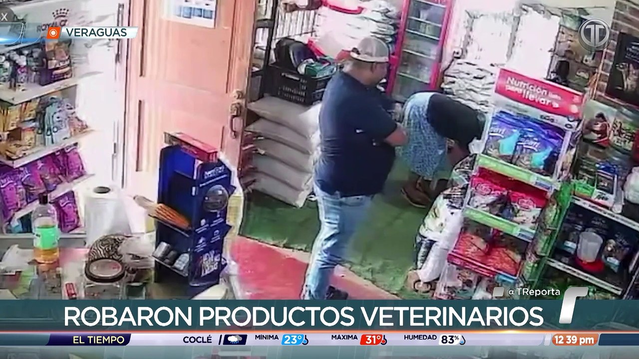 Pareja roba cerca de B/.3 mil en productos veterinarios en Veraguas