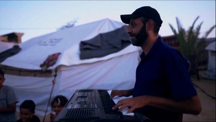 Música para los niños en la Franja de Gaza: una forma de disipar el miedo a la guerra