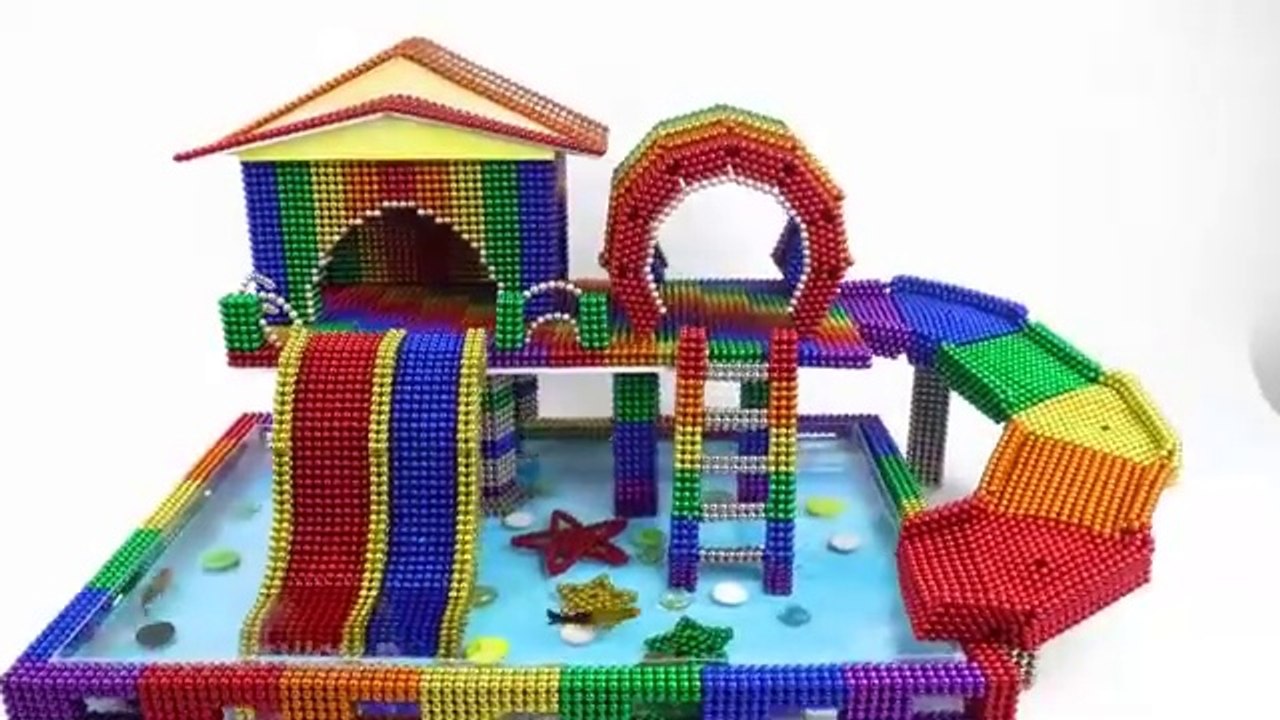 DIY - How To Build Mini Swimming Pool For Pet From Magnetic Balls ...