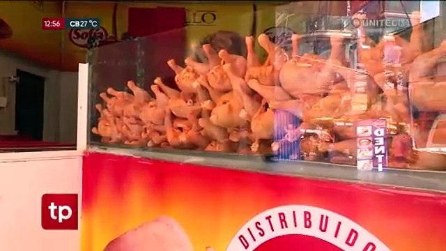 Por incremento en el precio, baja la distribución de pollo en mercados de La Paz y El Alto